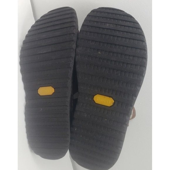 Born Mens 9 M Fisherman Sandals Open Toe Brown Leather Shoes Straps Buckle - Picture 7 of 8